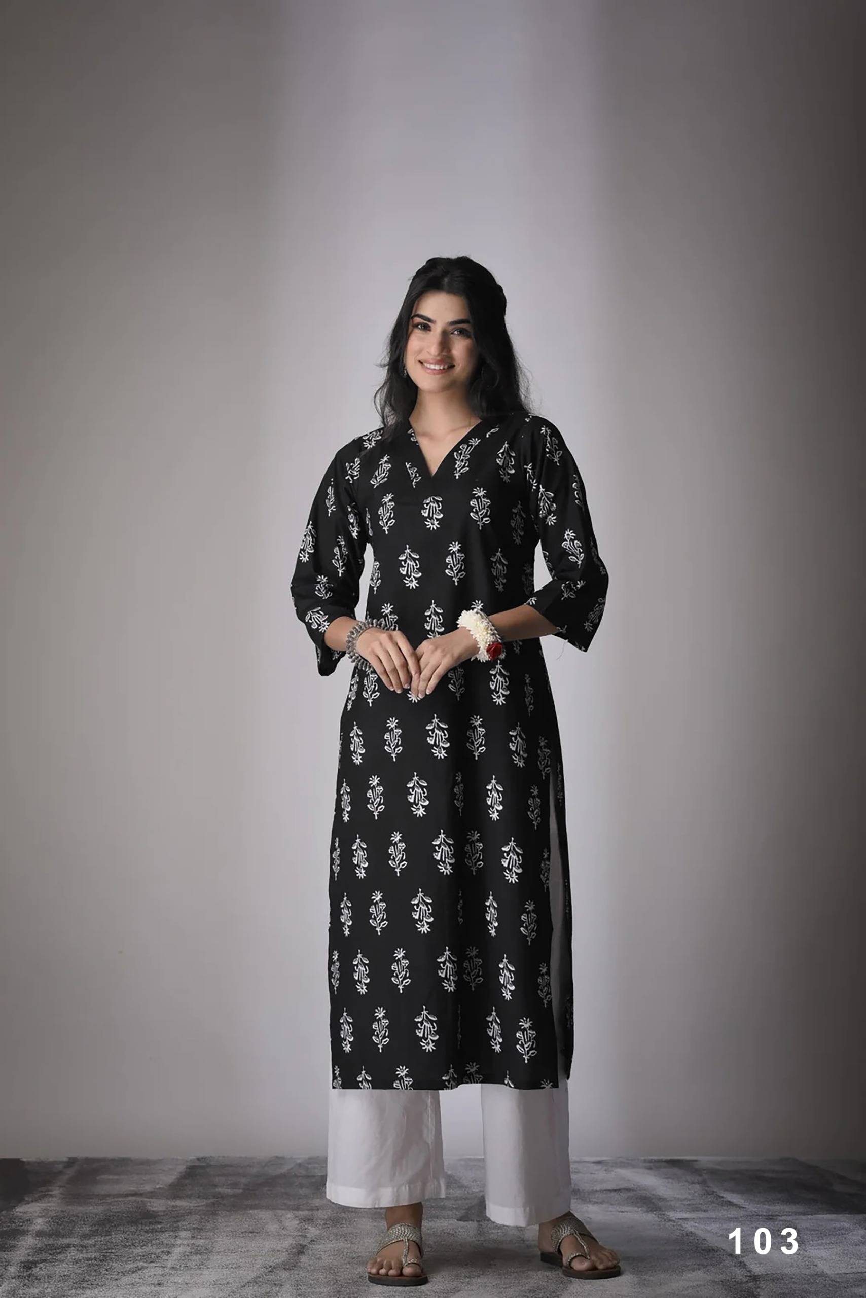 IRA Vol 1 By IRA fashion 101 To 109 Series Beautiful Festive Suits Colourful Cambric Cotton  Print Kurtis At Wholesale Price